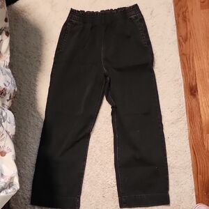 American Eagle Outfitters Wide Leg Black Denim